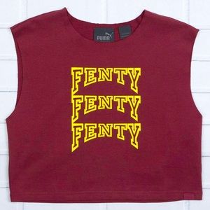 PUMA X FENTY BY RIHANNA WOMEN SLEEVELESS CROP TEE